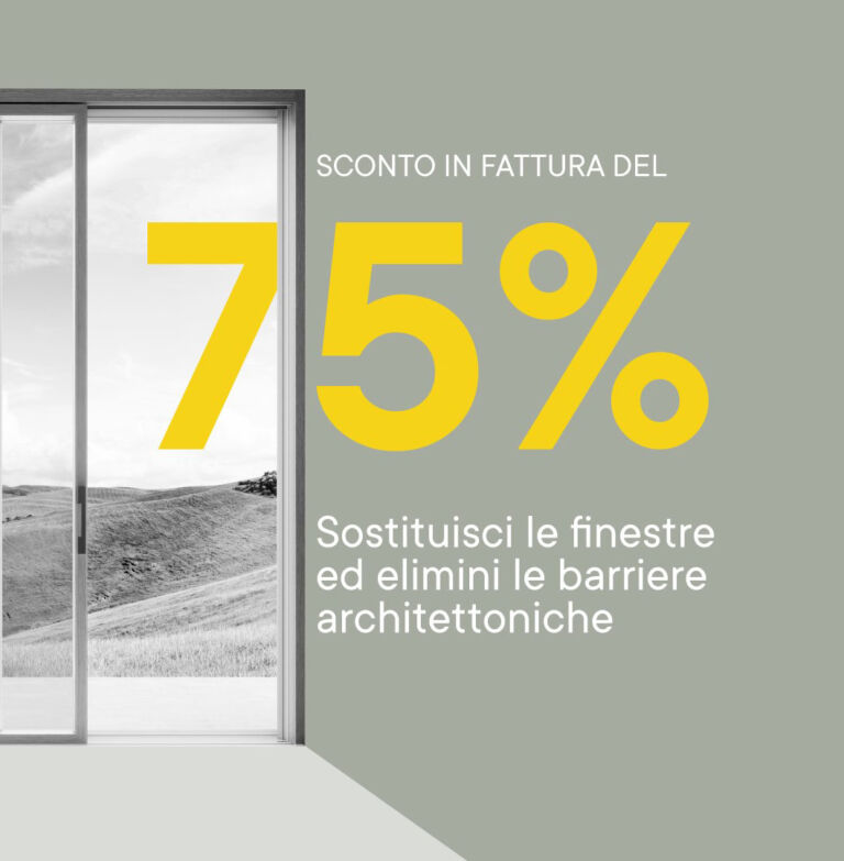 Bonus Barriere Architettoniche: Nuovi Infissi Al 75% | Sciuker Frames